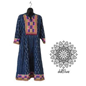 Beautiful Bollywood Kaftan Gorgeous Applique and Embroidery Work